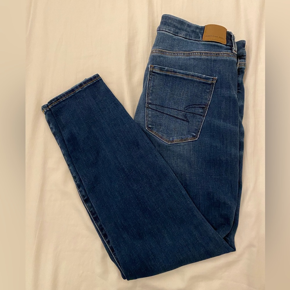 american eagle jeans jeggings size 12 short petite curvy